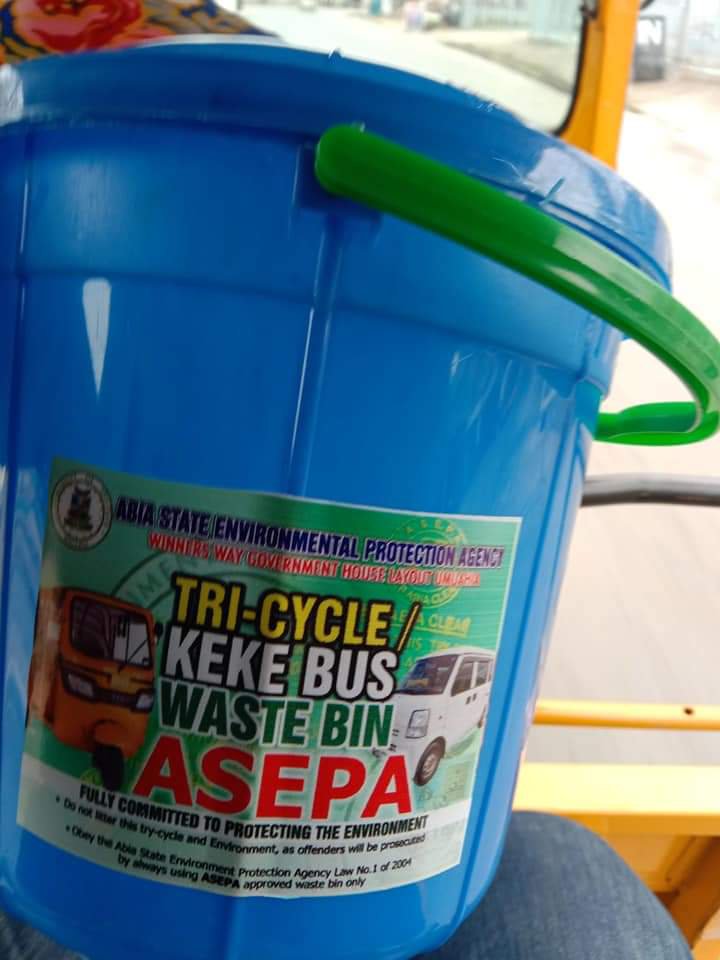 ASEPA Waste Bucket and keke operators