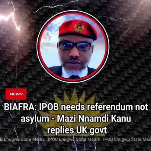 Nnamdi Kanu on asylum for IPOB by United Kingdom 