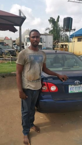 Ibeh George Udoka
Arrested on his way to sale employers car